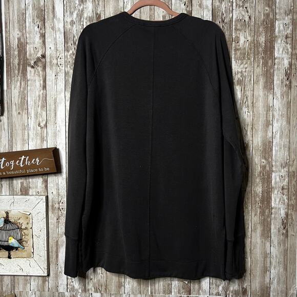 Athleta Coaster Luxe Sweatshirt – Heathered Gray – Size Medium Tall - Picture 5 of 7